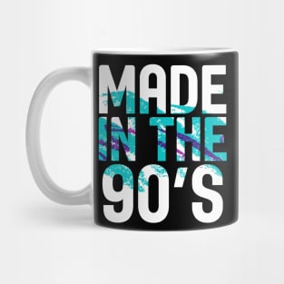 Made in the 90's 1990's Kid Funny Vintage Retro Birthday Mug